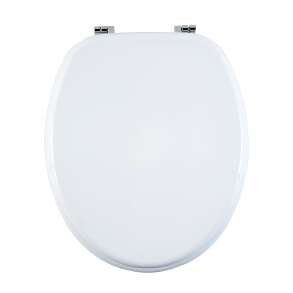 White MDF Toilet Seat image 1 of 1