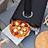 Zanussi Wood Pellet Pizza Oven with Paddle & Cover Black