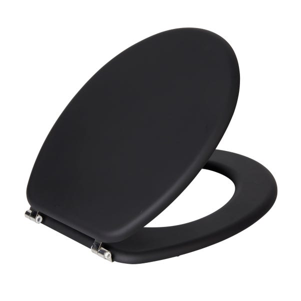 Black Soft Touch Toilet Seat image 1 of 3