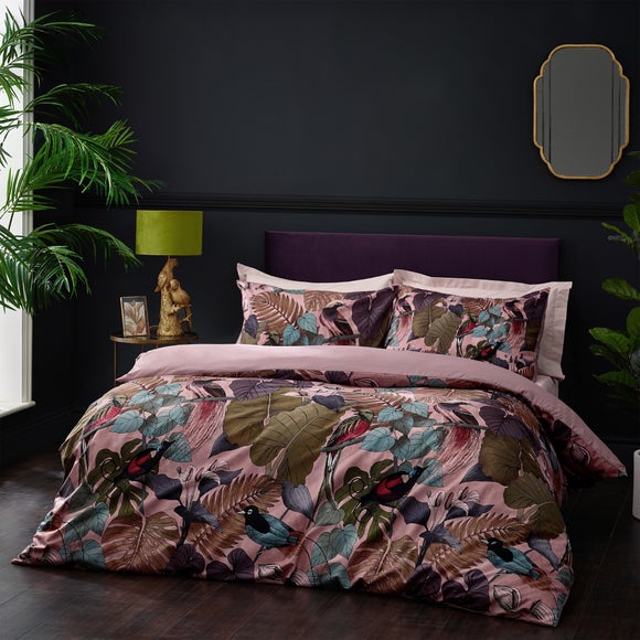 Click to view product details and reviews for Wylder Moriyo Velvet Duvet Cover Pillowcase Set Blush.