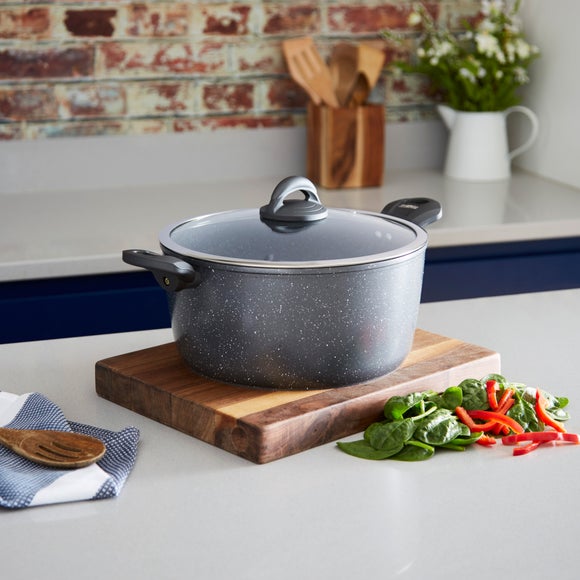 Click to view product details and reviews for Tower Cerastone Non Stick Forged Aluminium Casserole Dish 28cm.