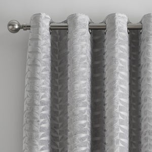 Curtina Kendal Jacquard Eyelet Curtains
