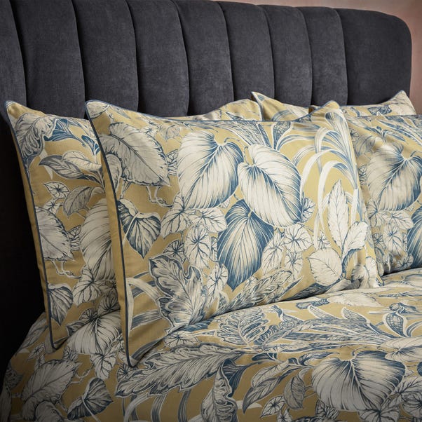 EW by Edinburgh Weavers Tivoli Tropical 100% Cotton Sateen Pillowcase Pair image 1 of 3
