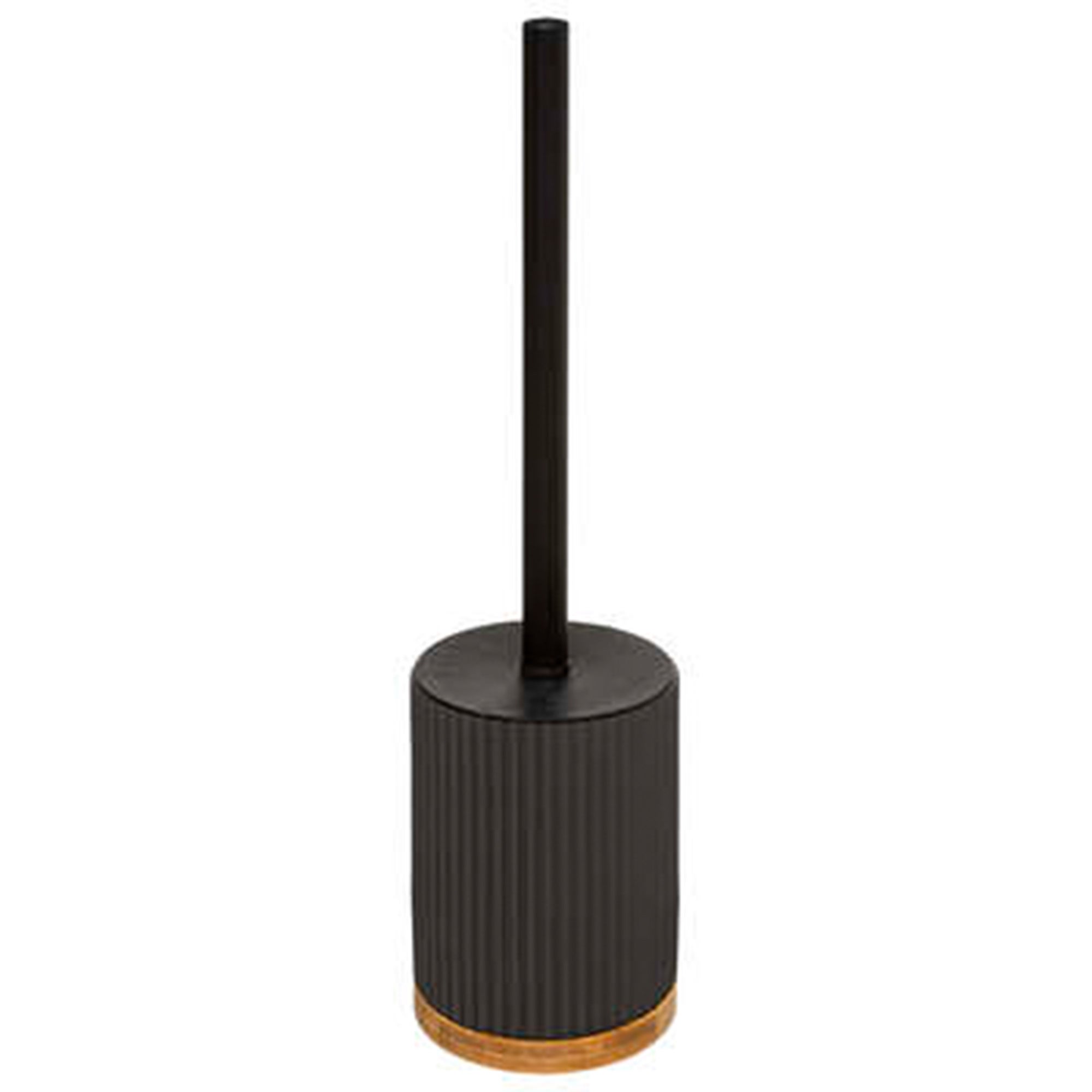 Modern Bamboo Toilet Brush and Holder