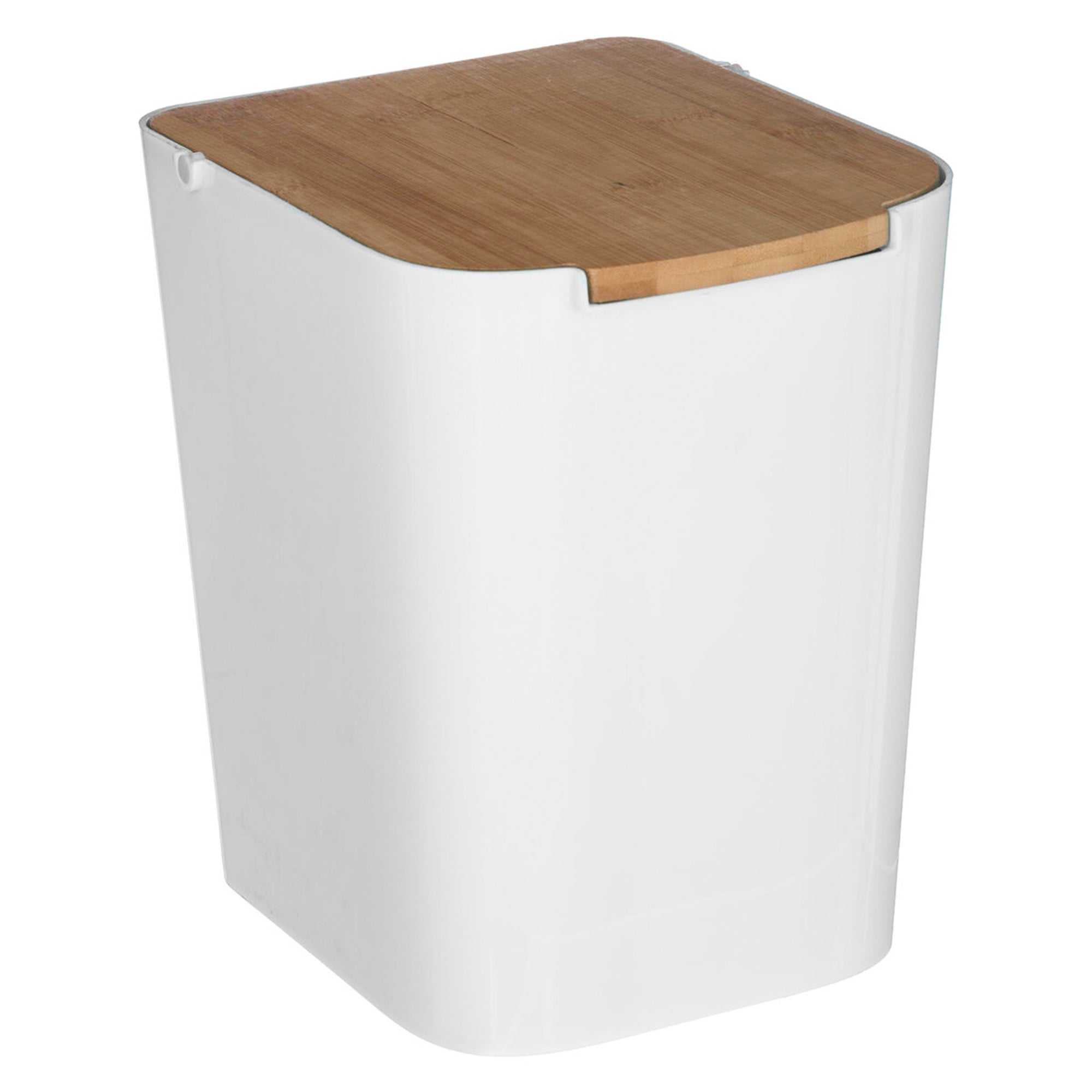 Photos - Other sanitary accessories Bamboo Natureo  5lt Waste Bin White 