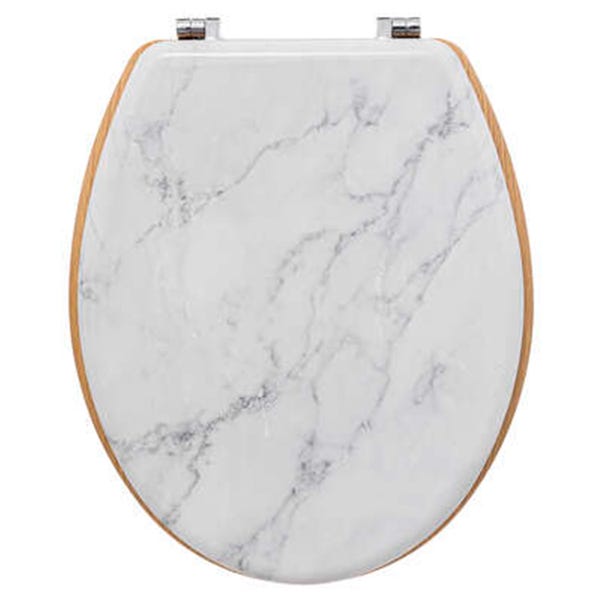 Lea Marble Effect Toilet Seat image 1 of 2