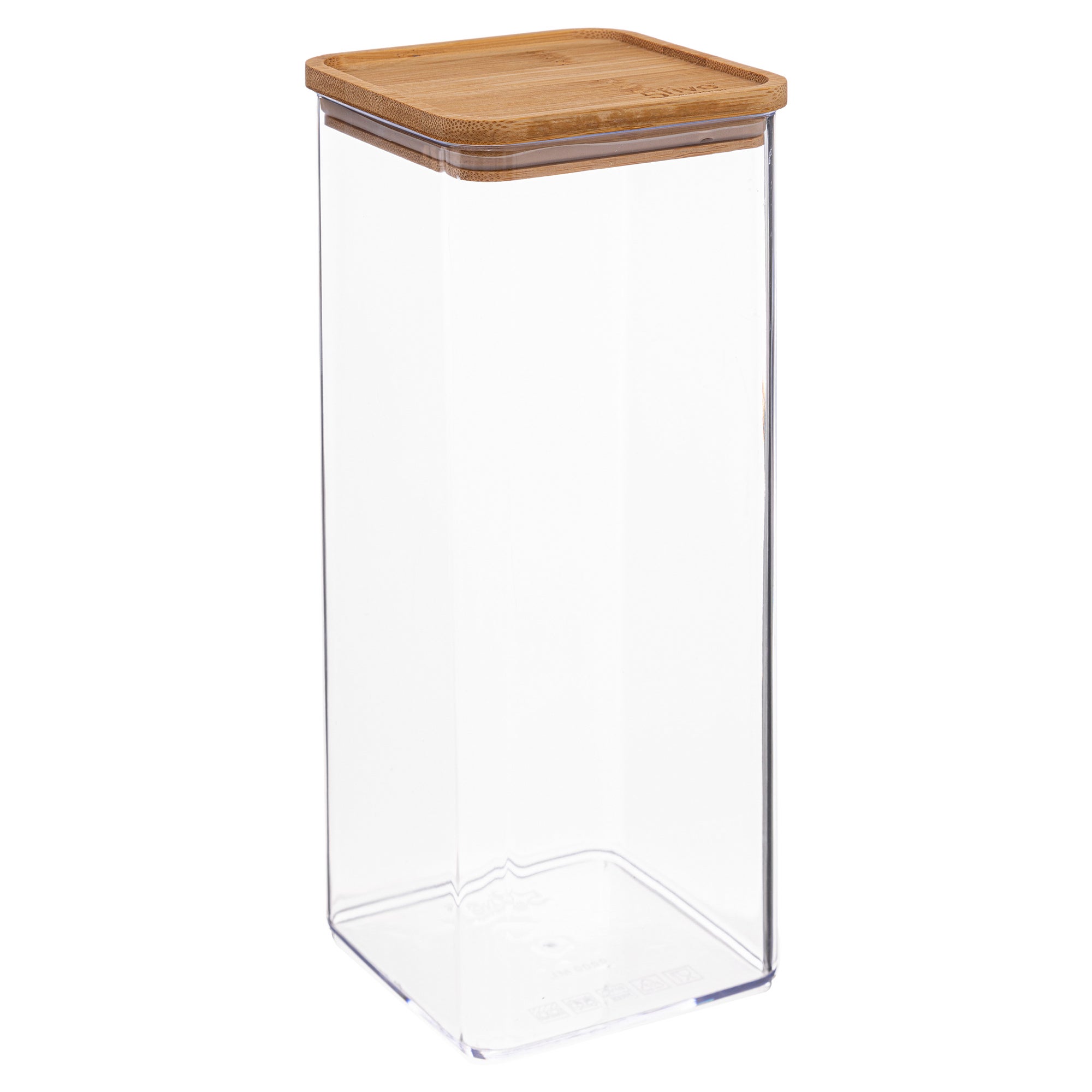 RYKTA Storage box with lid, transparent gray-blue, 14 ¼x19 ¾x13 ¾