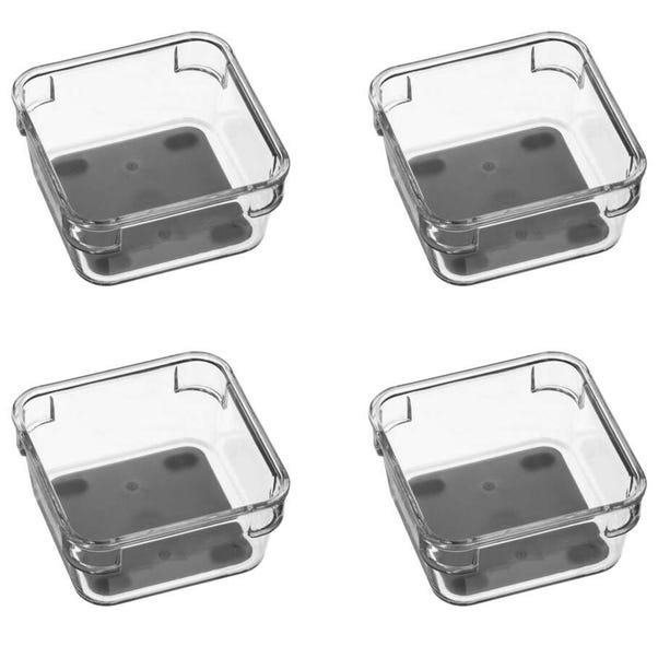 Set of 4 Small Square Drawer Organisers image 1 of 2
