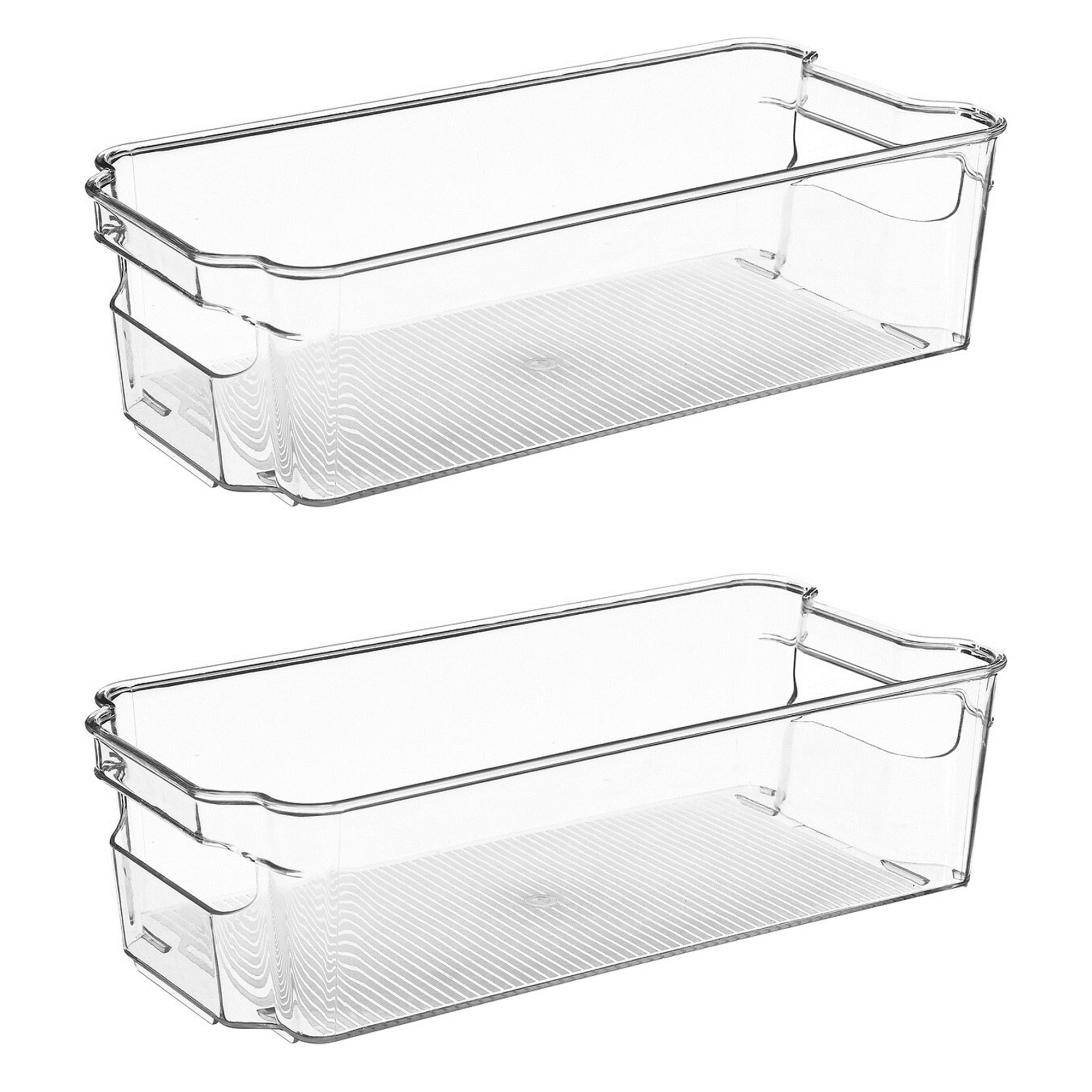 2 Pack Large Food Storage Container W/ Lids 5L Refrigerator