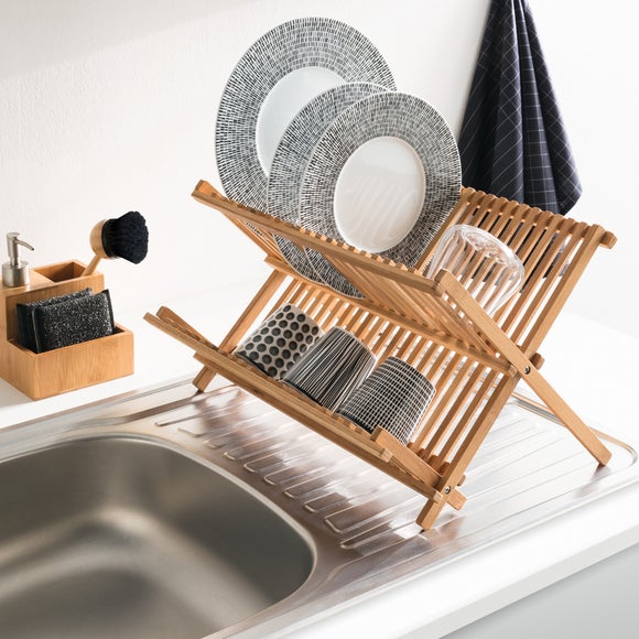 Bamboo Dish Drainer Dunelm