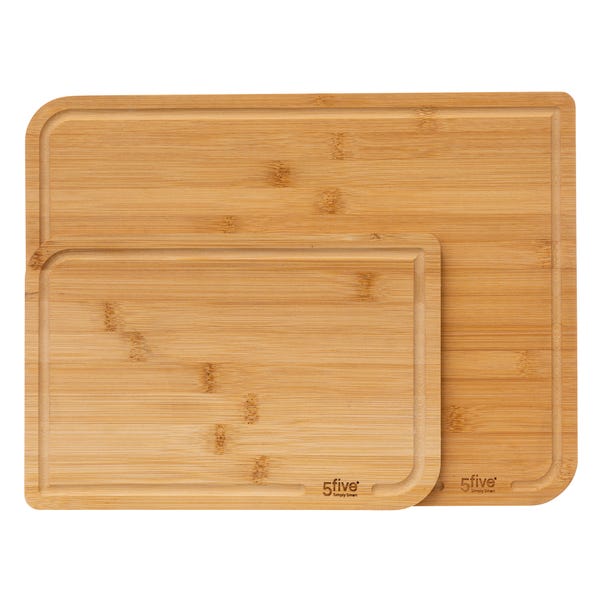 Set of 2 Bamboo Chopping Boards image 1 of 3