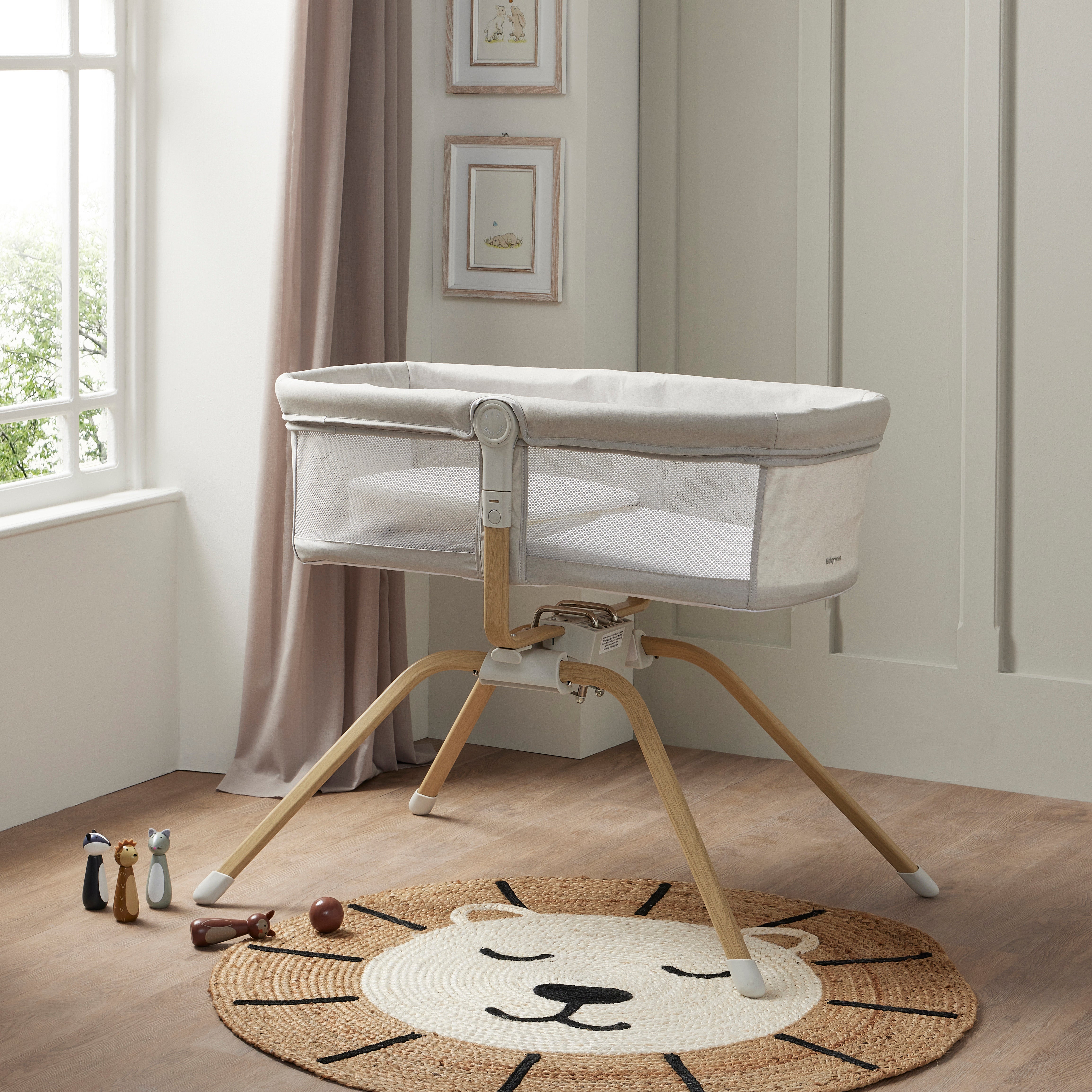 Babymore Air Motion Gliding Crib | Dunelm