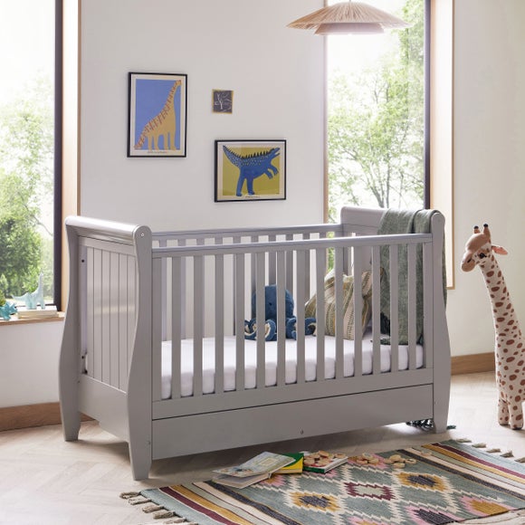 Roma sleigh best sale cot bed