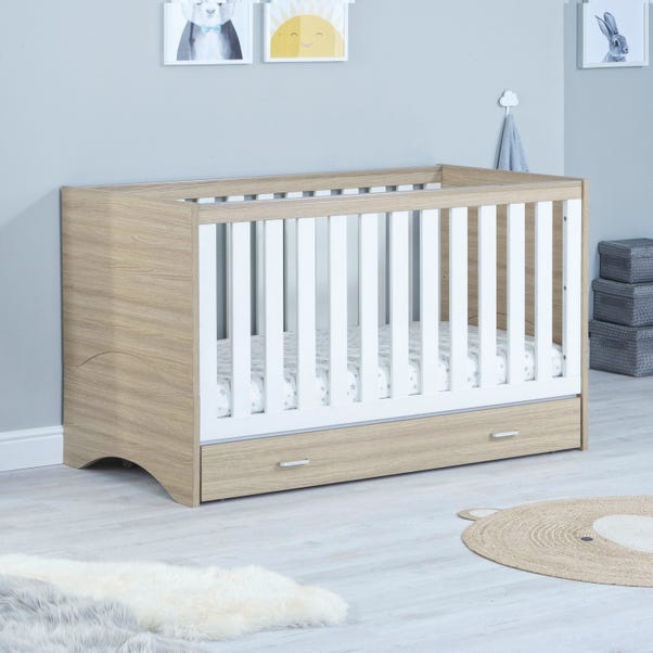 Babymore Veni Cot Bed with Drawer image 1 of 4