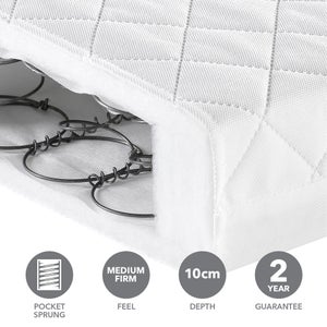 Babymore Deluxe Sprung Cot Mattress