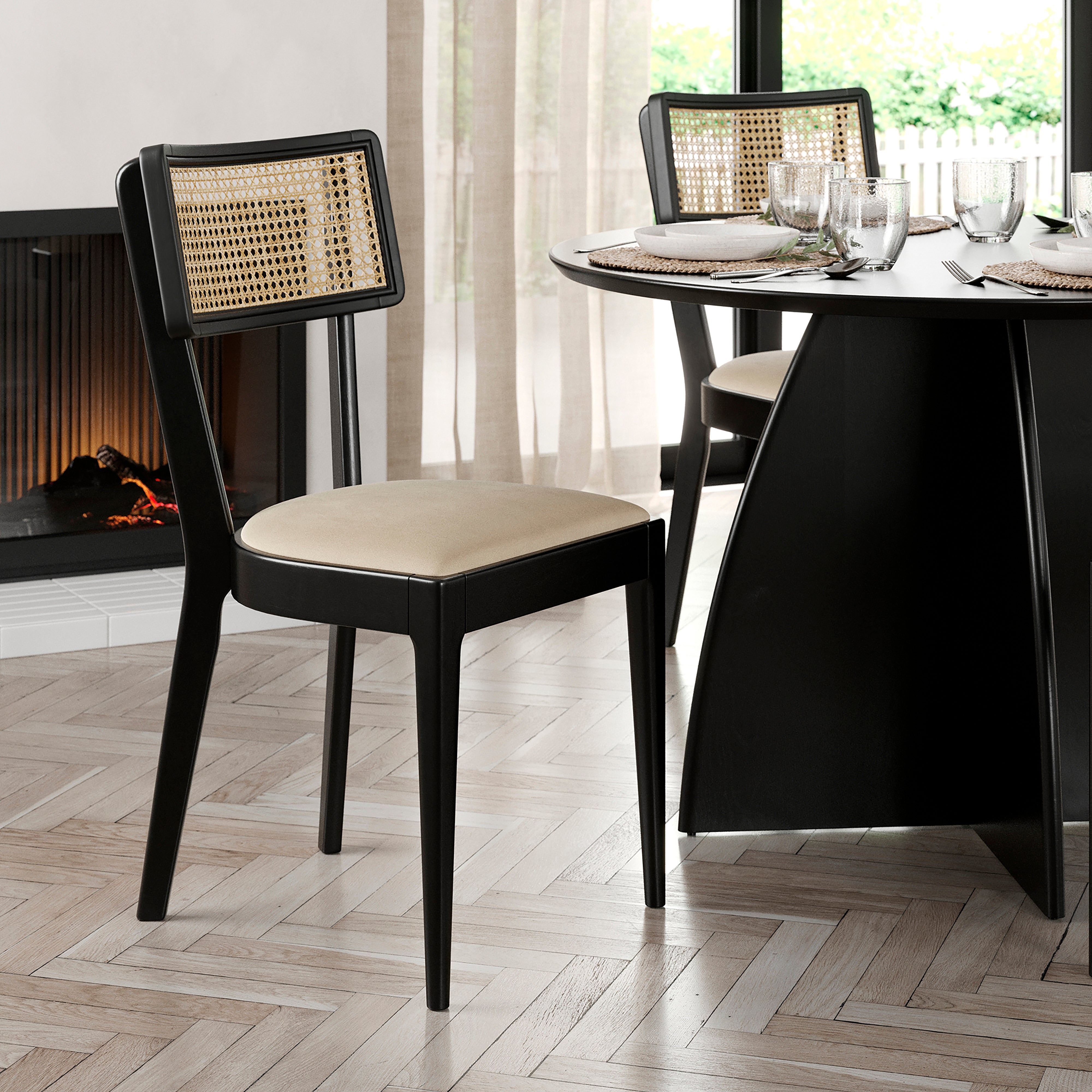 Amaya Velvet Dining Chair