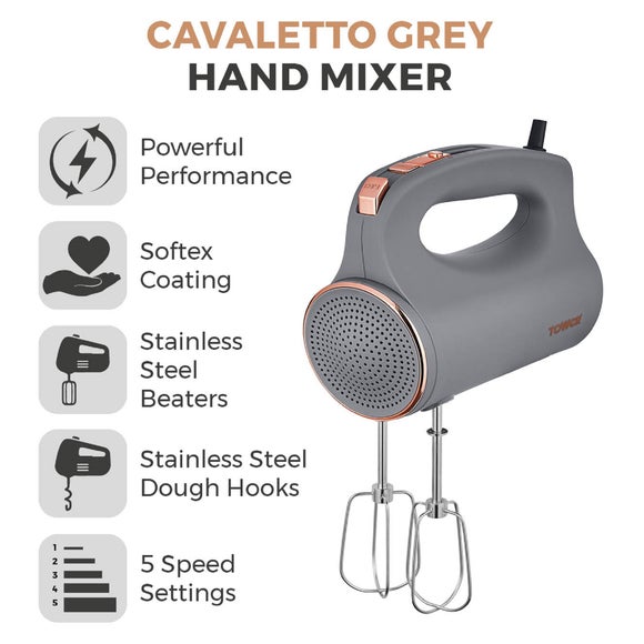 Tower Cavaletto 300W Hand Mixer Dunelm