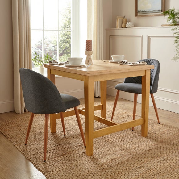 Square flip deals top dining table