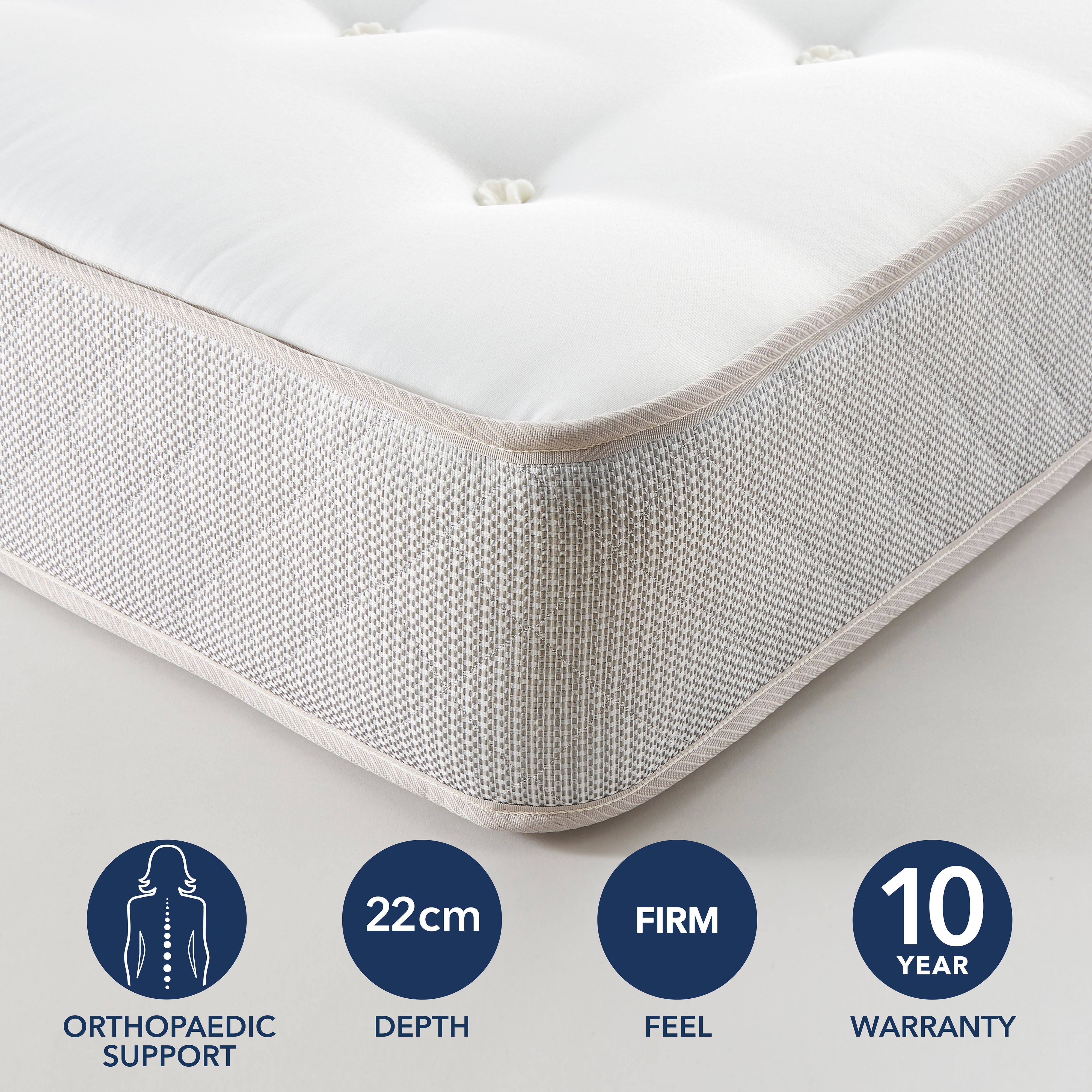 5ft King Size Silentnight Eco Comfort Breathe 3000 Firmer Mattress