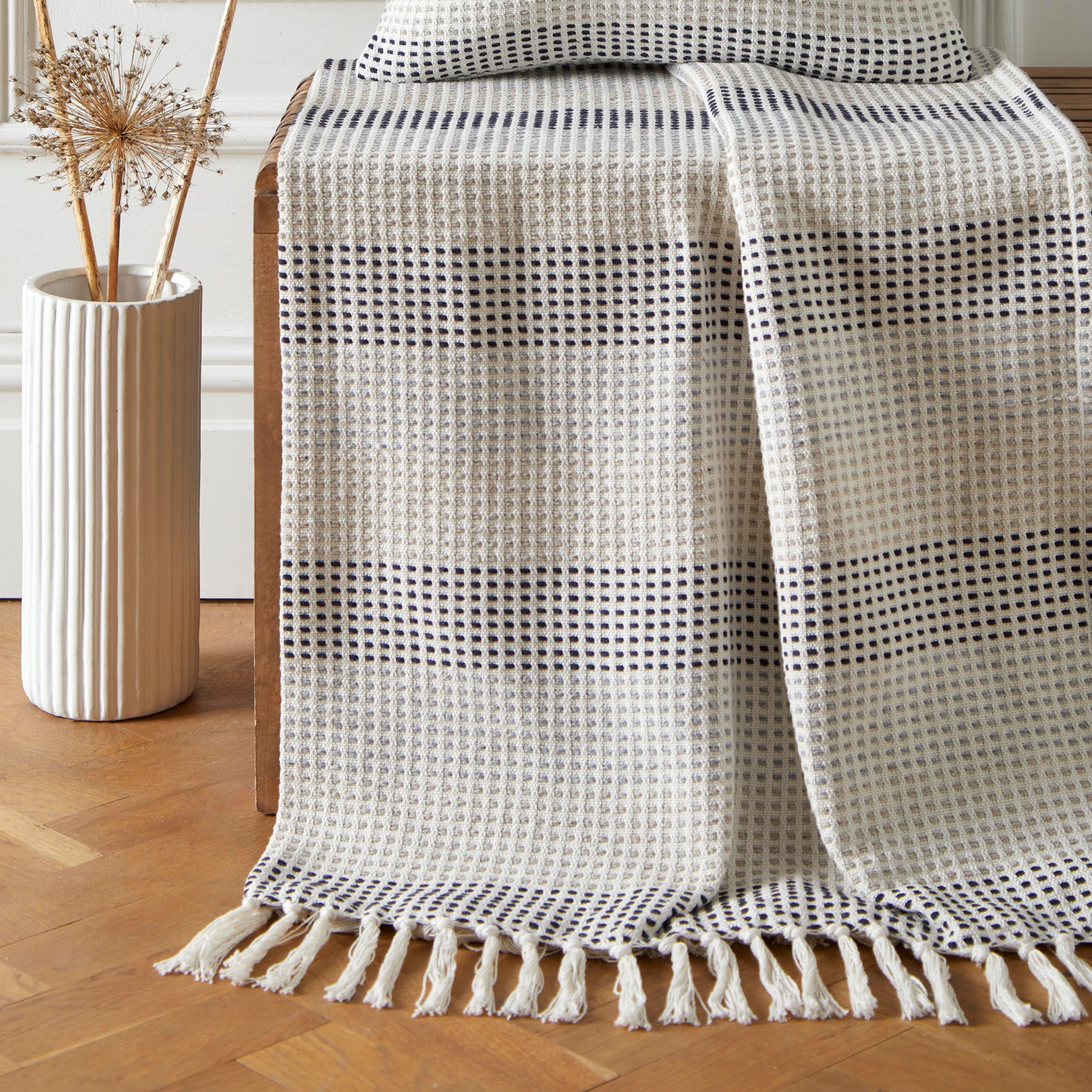 Image of Reva Throw 130cm x 180cm grey