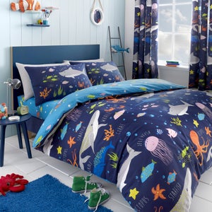 Sea Life Duvet Cover And Pillowcase Set