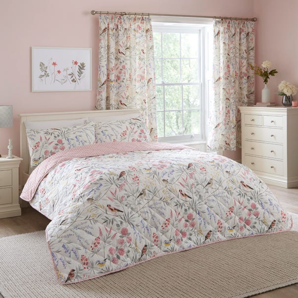 Caraway Pink Bedspread 230cm x 200cm image 1 of 3