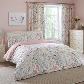 Caraway Pink Duvet Cover and Pillowcase Set