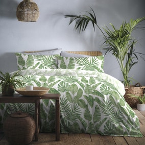 Tahiti Green Duvet Cover and Pillowcase Set