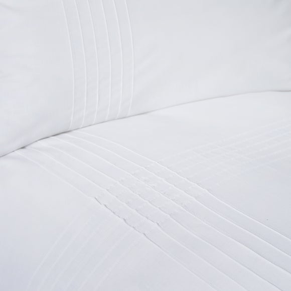 Serene Amalfi White Duvet Cover and Pillowcase Set