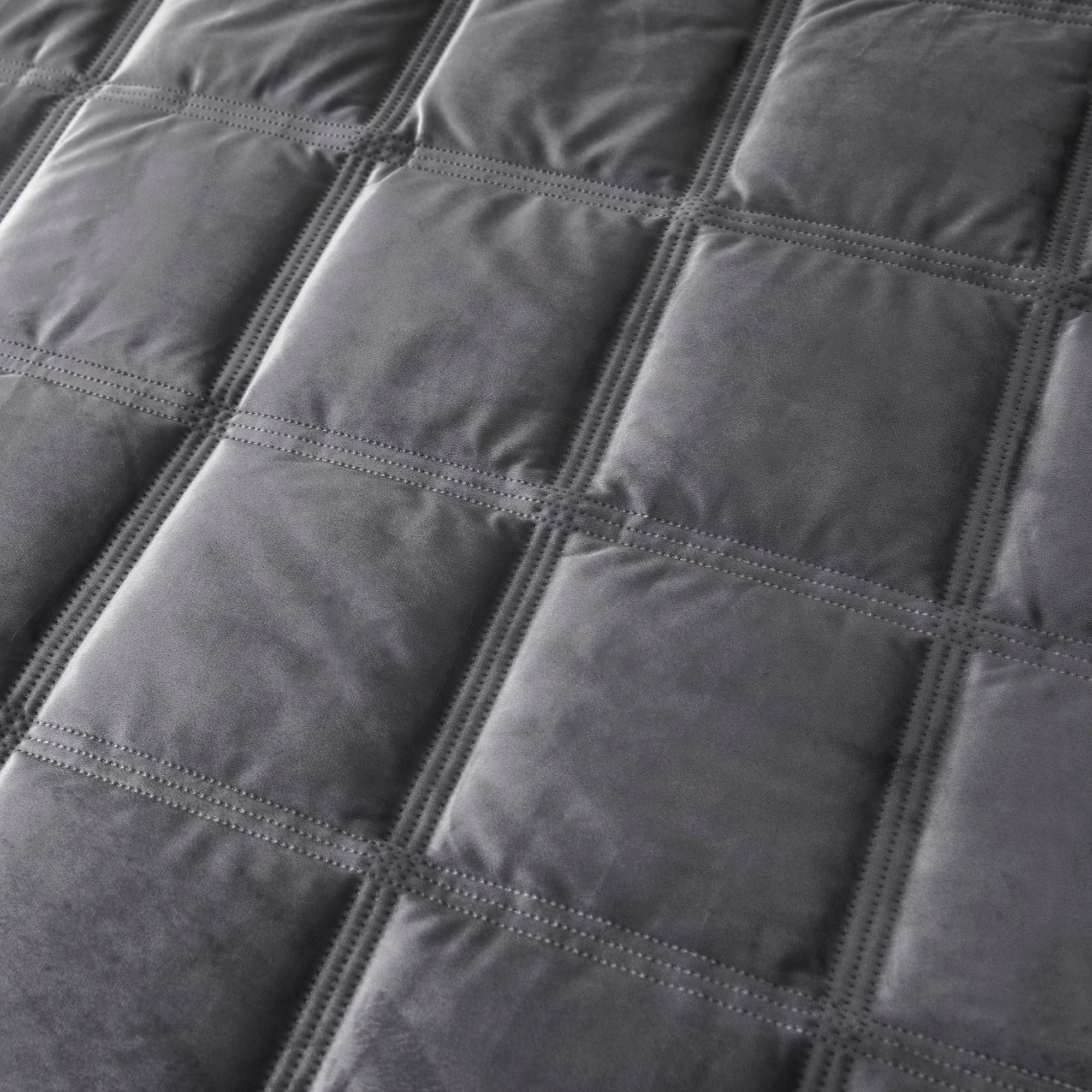 Brighton Square Duvet Cover and Pillowcase Set Slate Grey | Dunelm