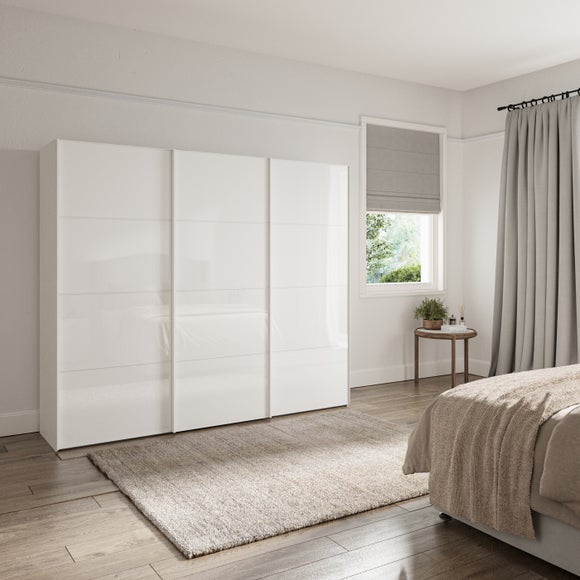 Altena 25m Sliding Wardrobe White