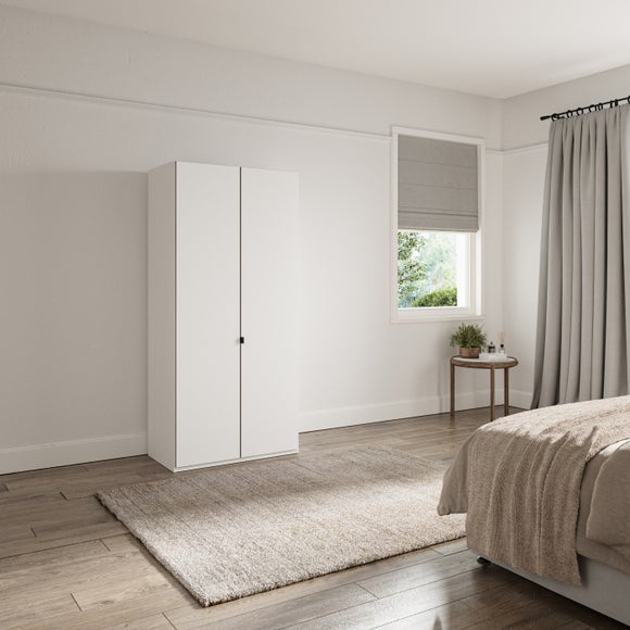Kahla 1m 2 Door Wardrobe Off White