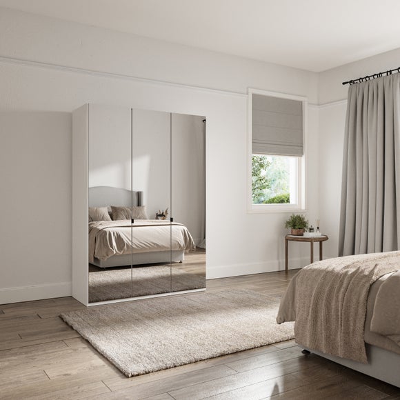 Kahla 15m 3 Door Wardrobe White