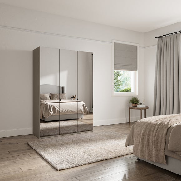 Kahla 15m 3 Door Wardrobe Pebble