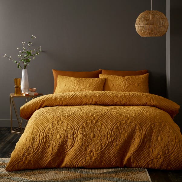 Mandalay Yellow Duvet Cover and Pillowcase set image 1 of 4