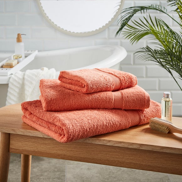 Orange towel online set