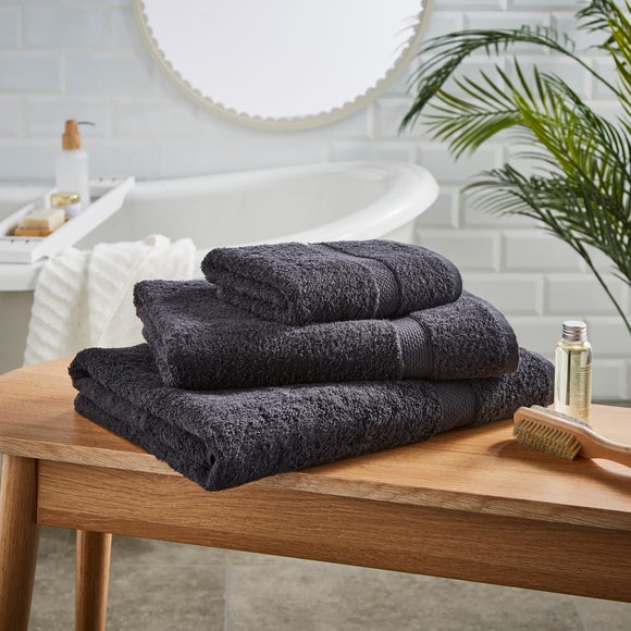 Black and grey towels hot sale