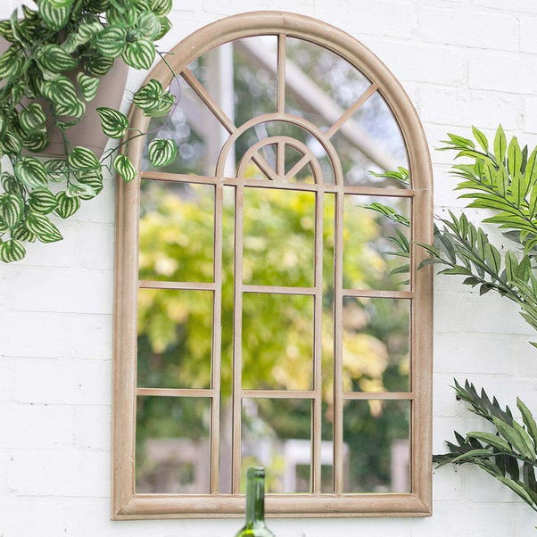 Aston Arched Indoor Outdoor Wall Mirror image 1 of 2