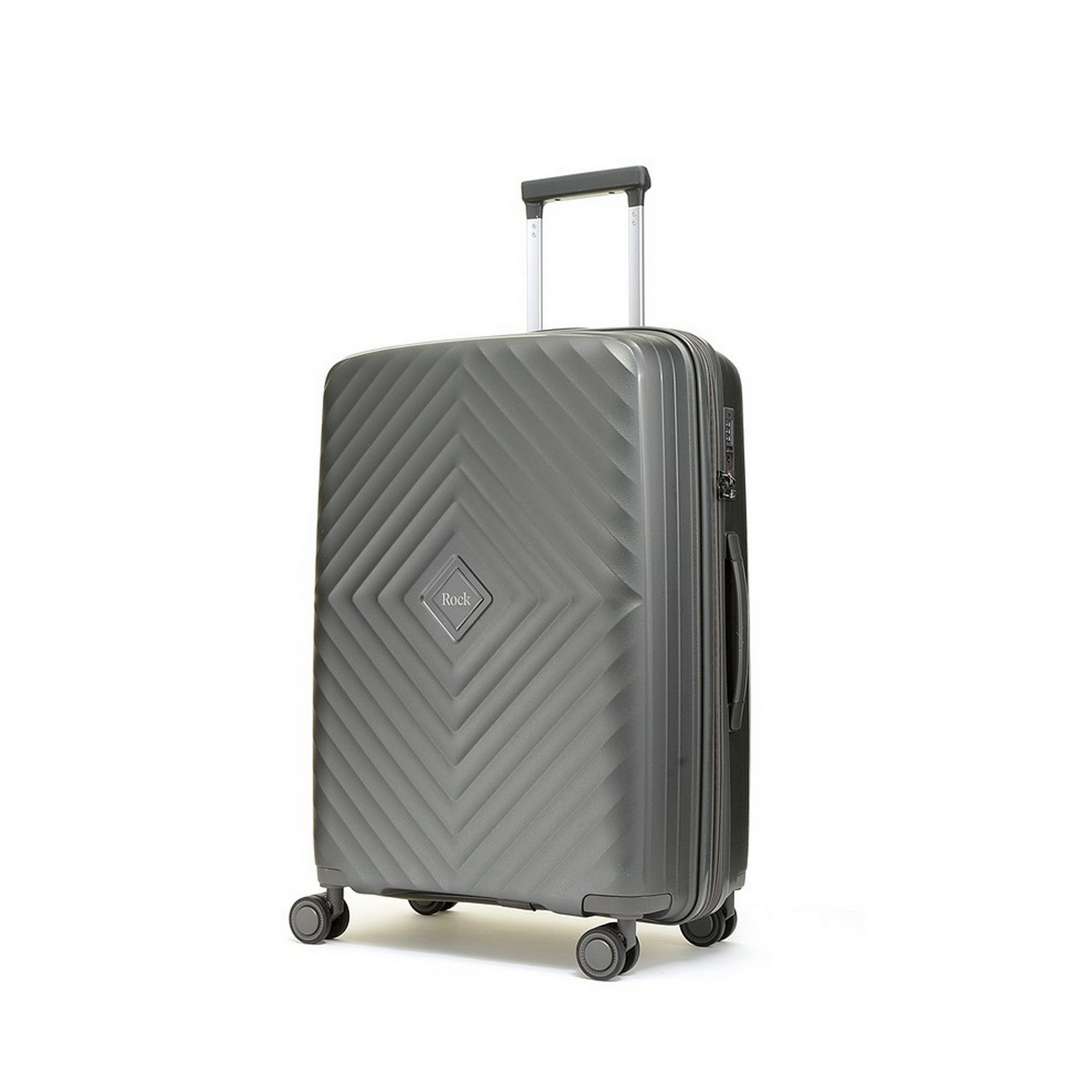 Rock Luggage Infinity Suitcase Charcoal