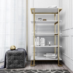 Cosmo Living Camila 5 Shelf Bookcase