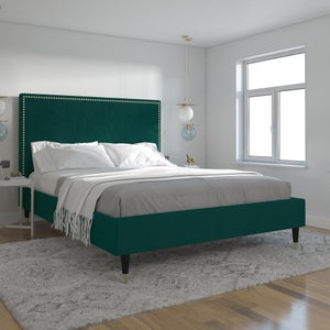 Cosmo Living Audrey Bed Frame- Velvet