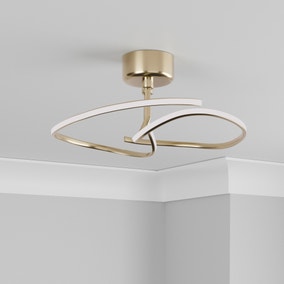 Cortez Integrated LED 2 Arm Light Fitting