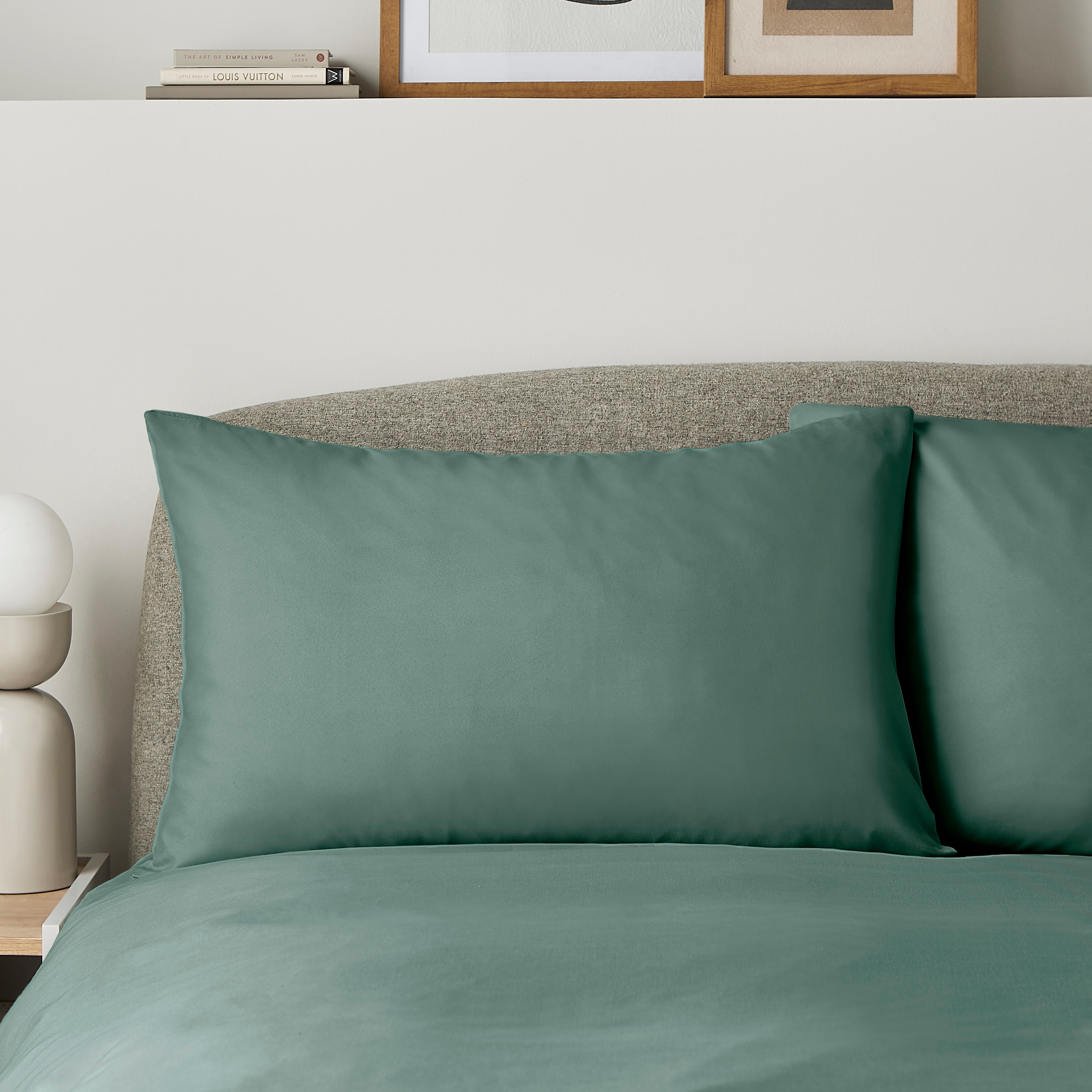 Super Soft Plain White Duvet Cover and Pillowcase Set | Dunelm