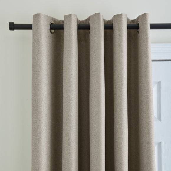 Berlin Blackout Eyelet Door Curtain