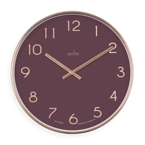 Acctim Elma Copper Quartz Wall Clock
