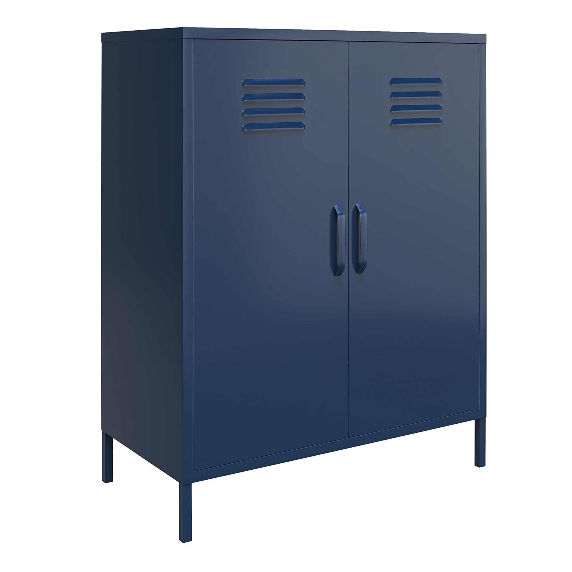 Bradford 2 Door Metal Storage Cabinet | Dunelm