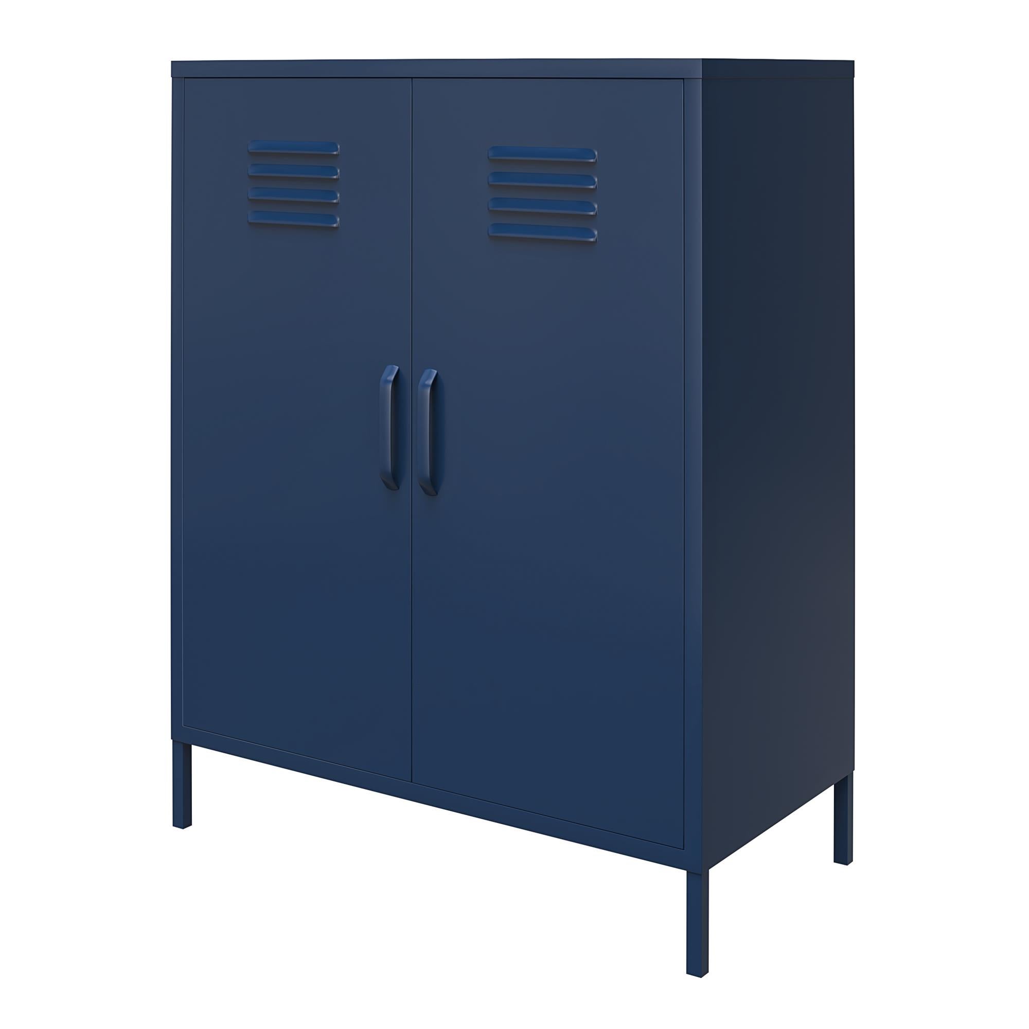 Bradford 2 Door Metal Storage Cabinet | Dunelm