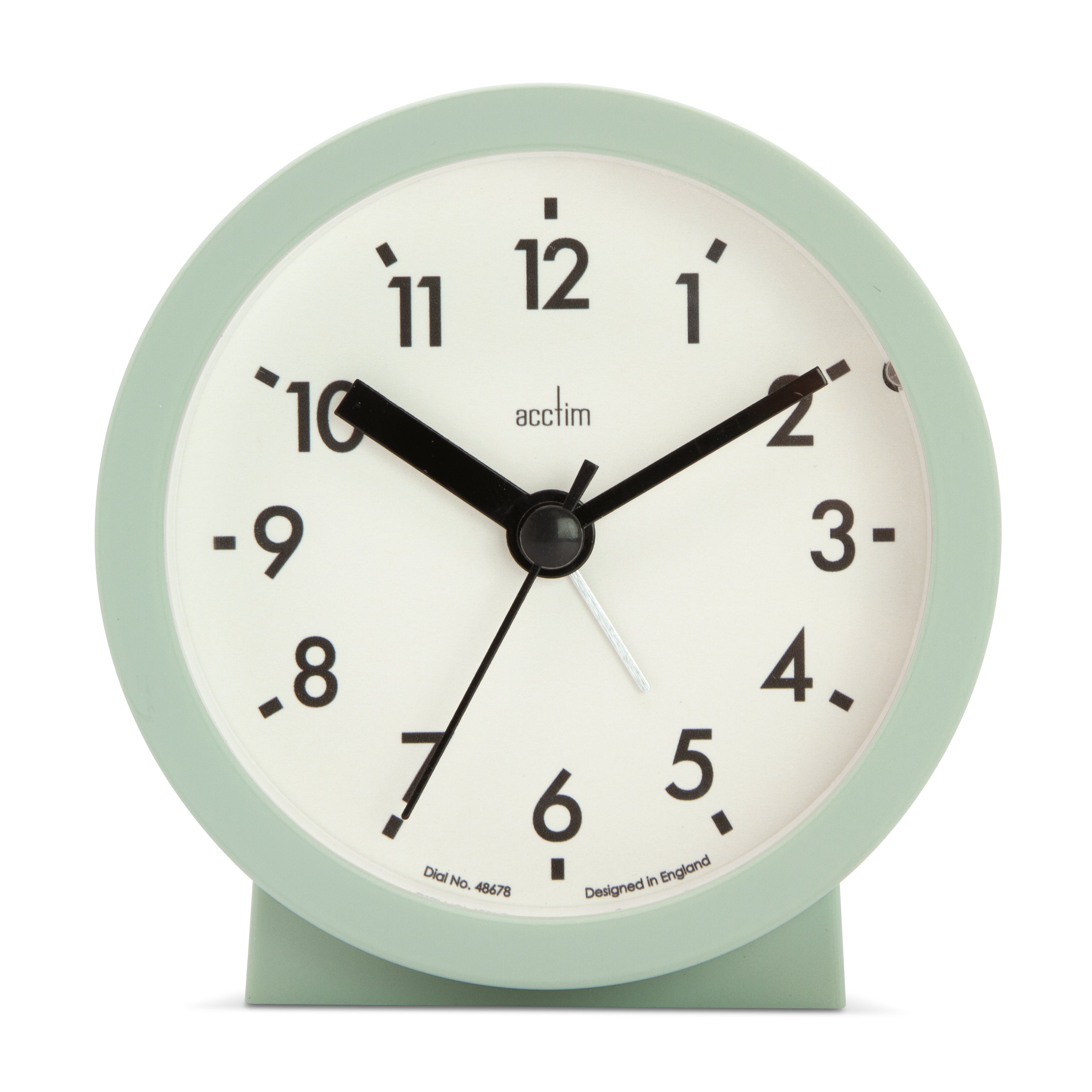 Acctim Gaby Small Alarm Clock Green