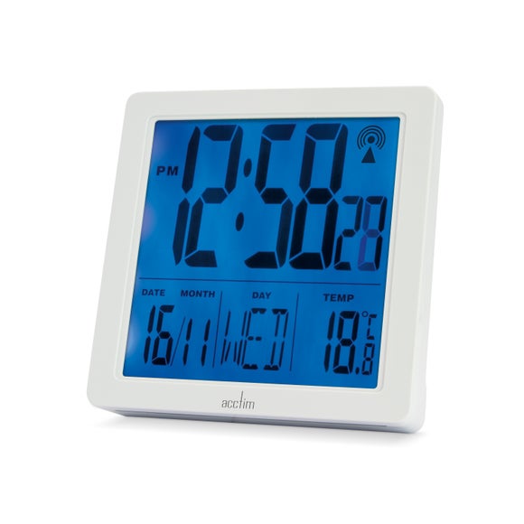 Acctim Digital Alarm Clock Dunelm