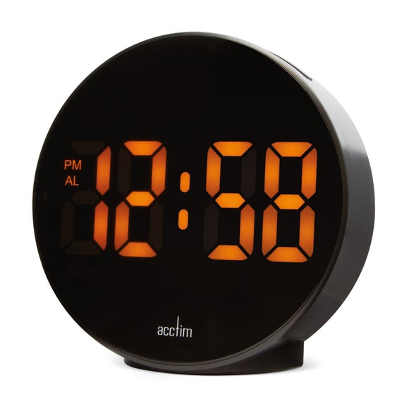Acctim Circulo Digital Alarm Clock Dunelm